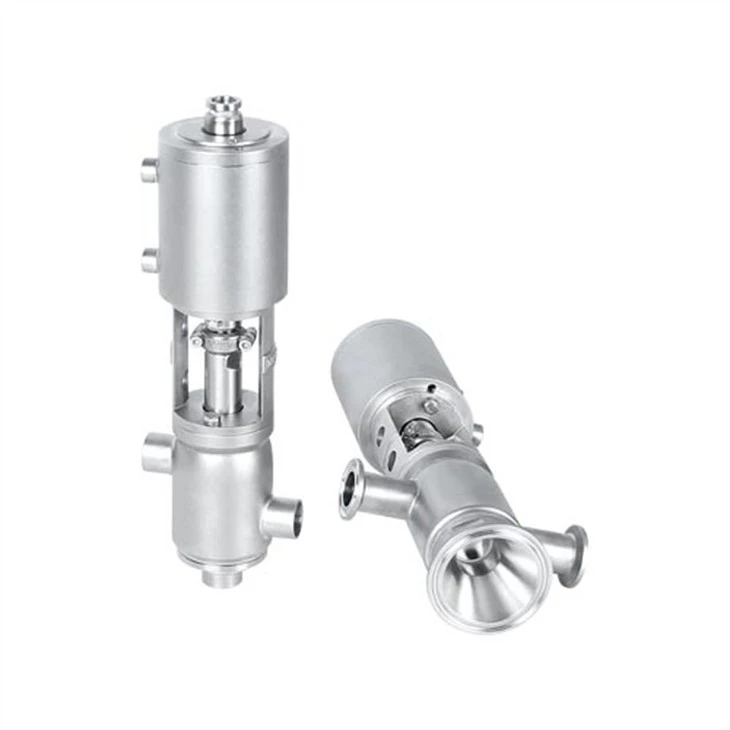 Pneumatic Single Seat Bottom Valve